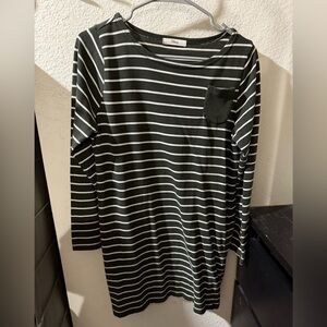 Disney Black and White Striped Top